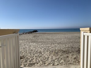 On the beach