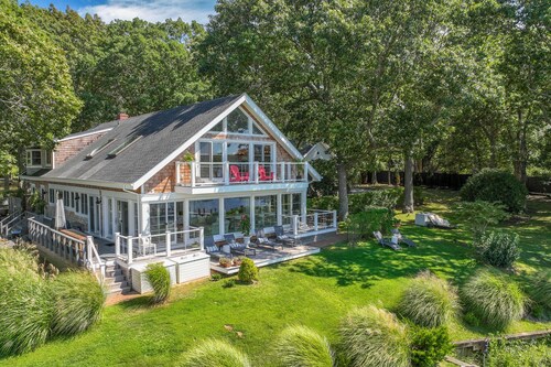 Upea Waterfront Estate House, jossa on 180 asteen merinäköala 7: lle yksityiselle hehtaarille