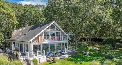 Upea Waterfront Estate House, jossa on 180 asteen merinäköala 7: lle yksityiselle hehtaarille