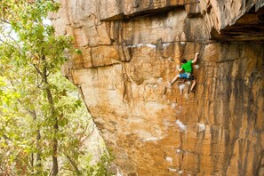 Outdoor rock climbing - Wolfe Creek Studio Apt by Nancy K Homes (Fayetteville)