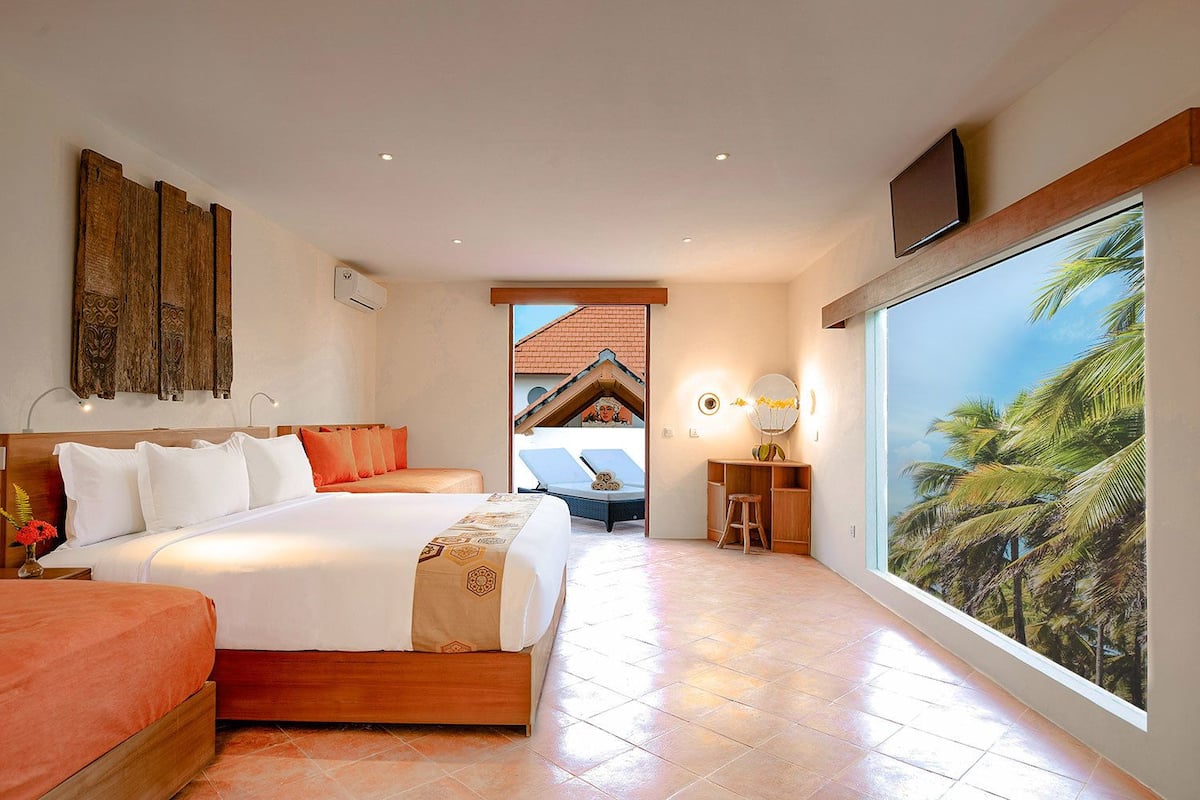 3 habitaciones, decoración personalizada y muebles diferentes
