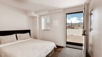 2 bedrooms, iron/ironing board, travel crib, WiFi