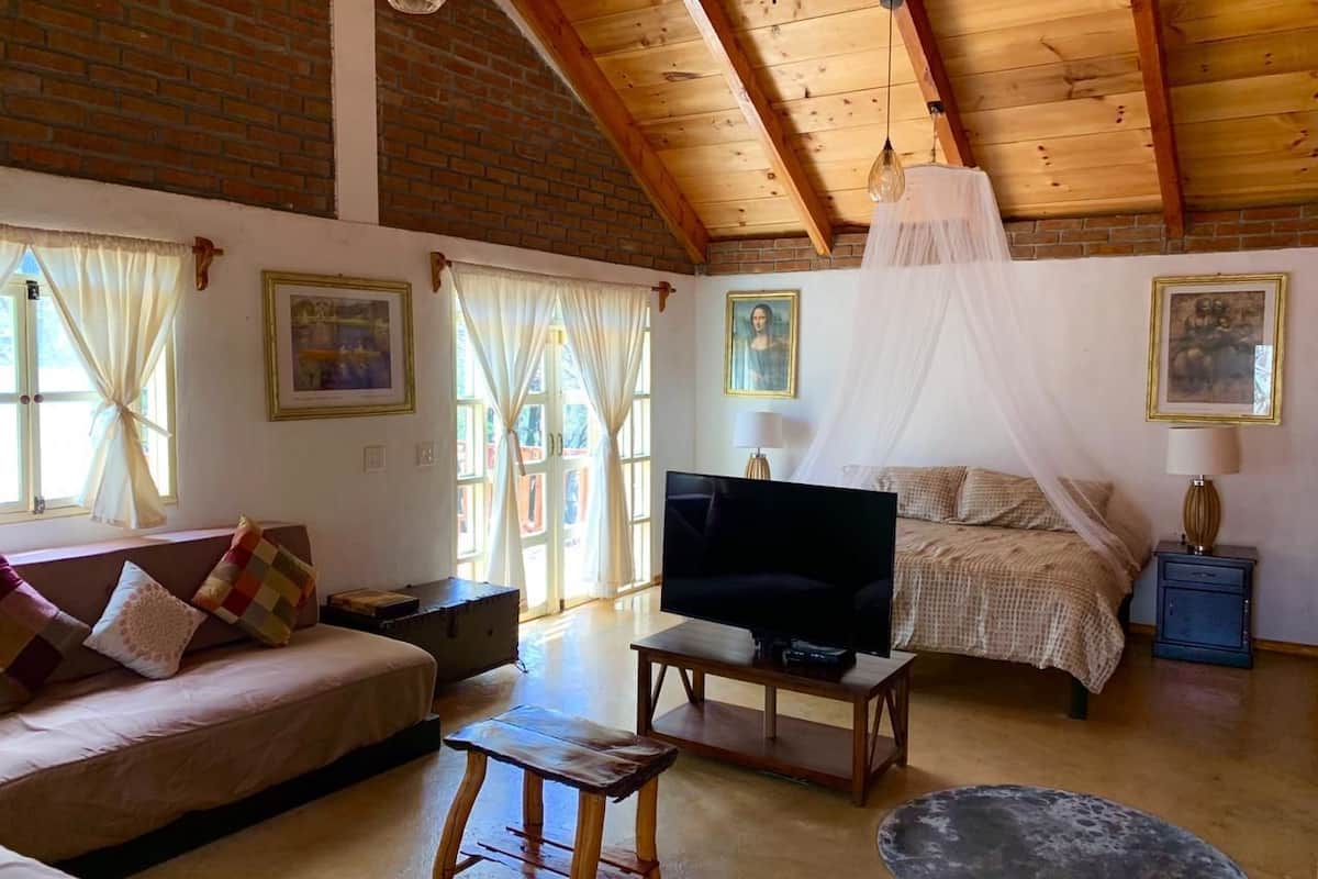 Cabaña familiar, varias camas | 2 habitaciones, wifi gratis y ropa de cama