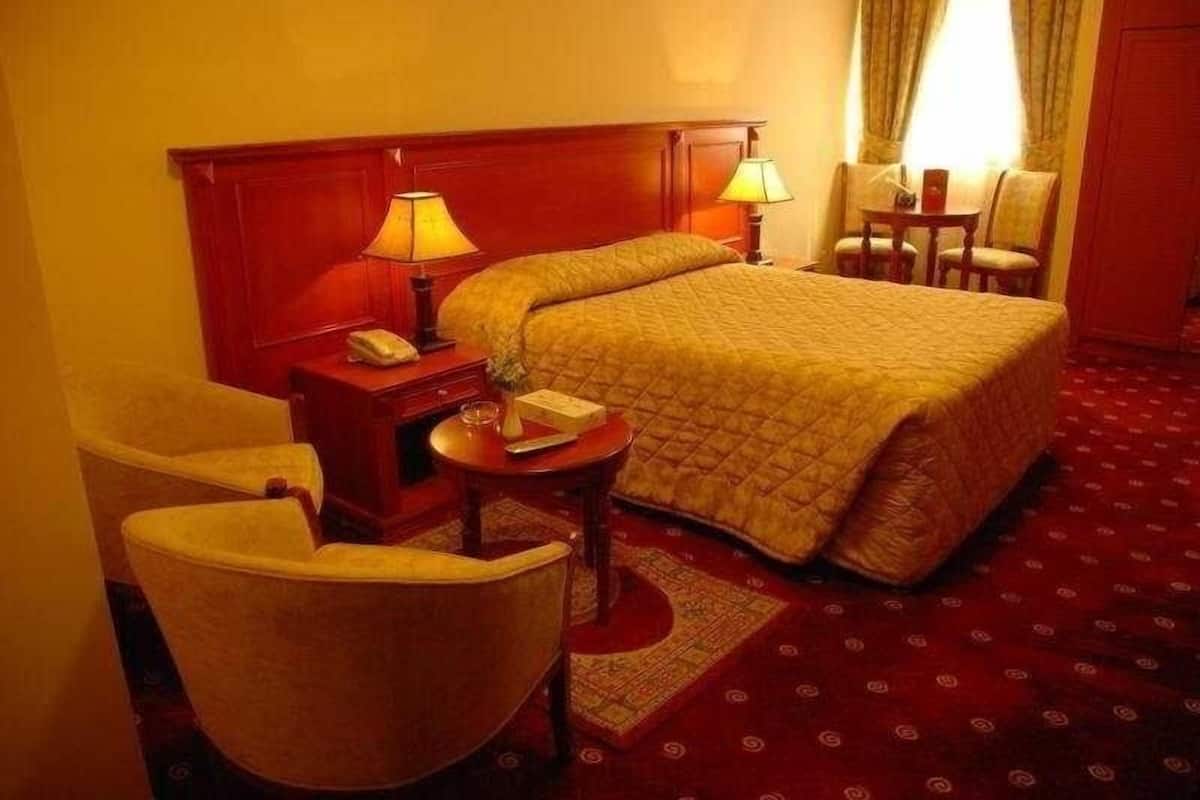 Blackout curtains, iron/ironing board, rollaway beds, free WiFi