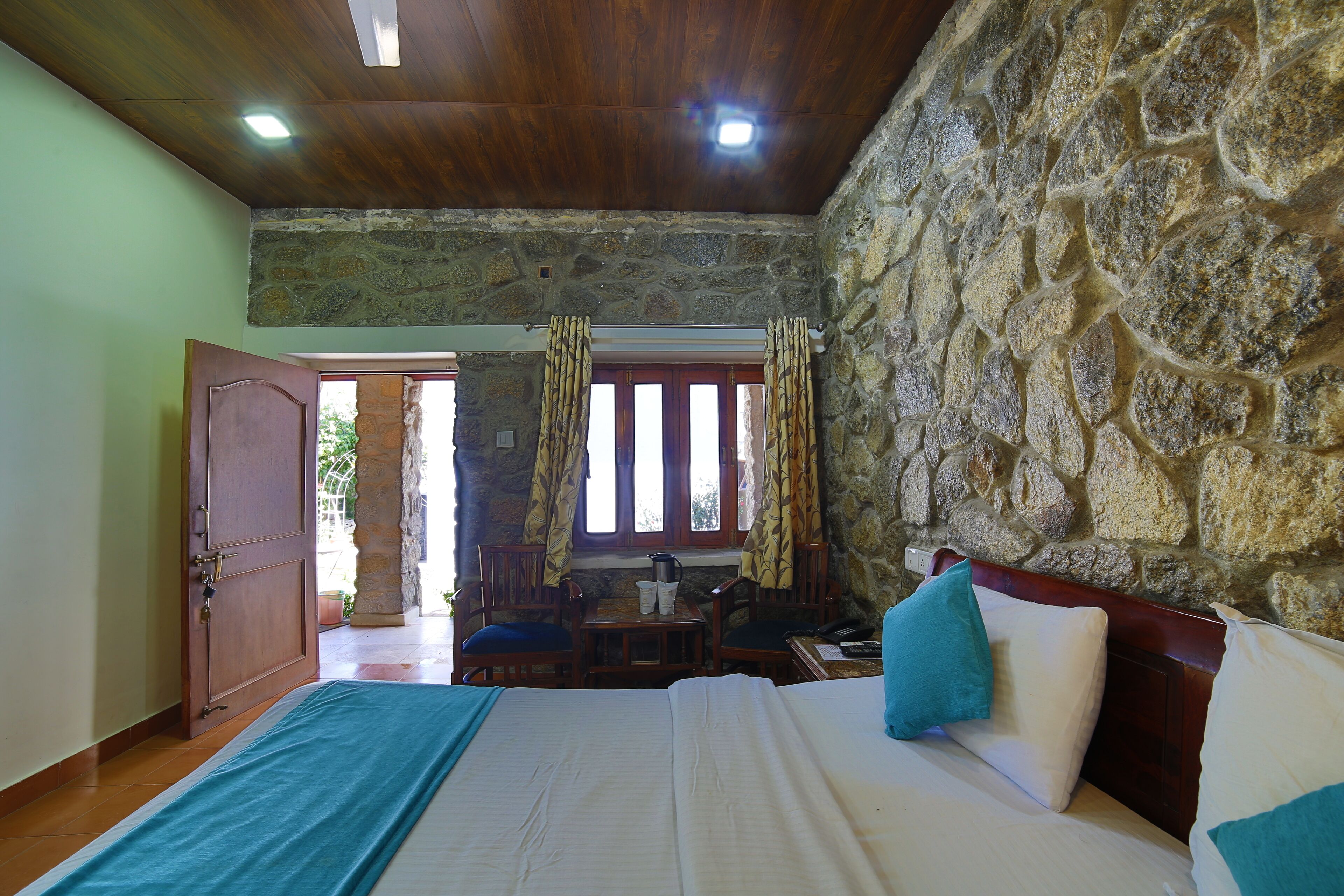 Cottage AC Rooms with Private Sitout | Desk, blackout drapes, rollaway beds, free WiFi