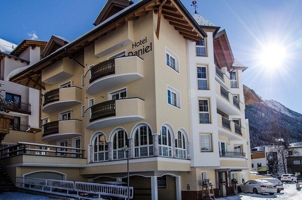 Fassade der Unterkunft