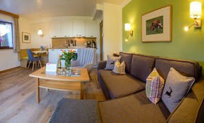 Fernseher, DVD-Player, Tischtennisplatte