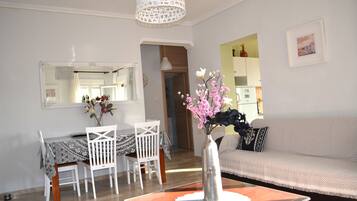 TV a schermo piatto, caminetto, lettore DVD