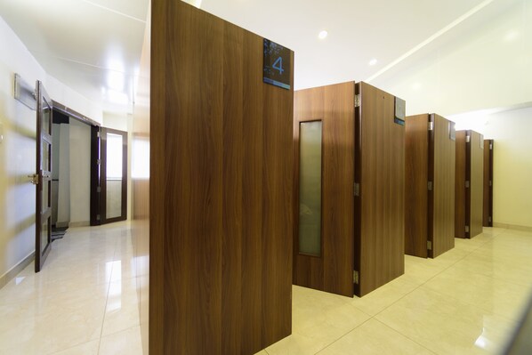 Interior detail - bedspace (Mangaluru)