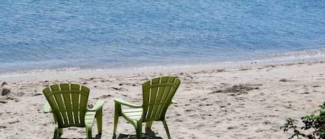 On the beach