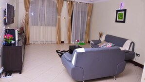 Living room - JM Furnished Apartment (Kampala)