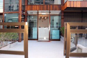 Façade de l’hébergement