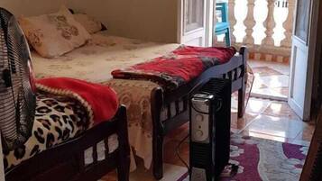 2 bedrooms, individually decorated, individually furnished, desk