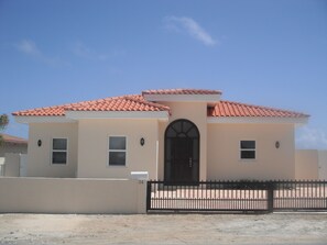 Fassade der Unterkunft