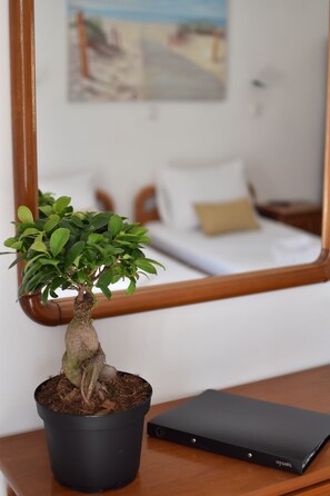 Studio phong cách cổ điển, quang cảnh một góc biển | Két bảo mật tại phòng, màn/rèm cản sáng 