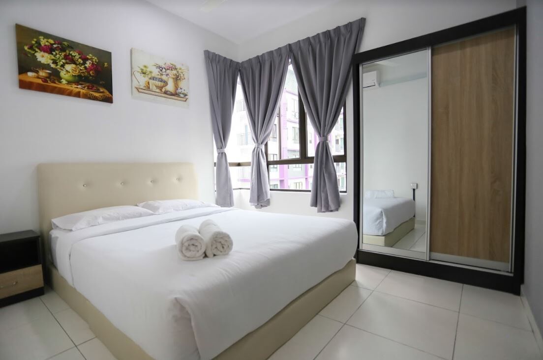 3 habitaciones, acceso a internet y ropa de cama 