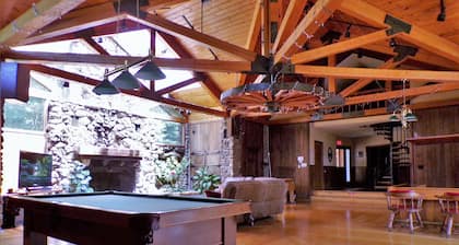 Spring Lake Ranch has a Private, Rustic Lodge perfect for family/group retreats!