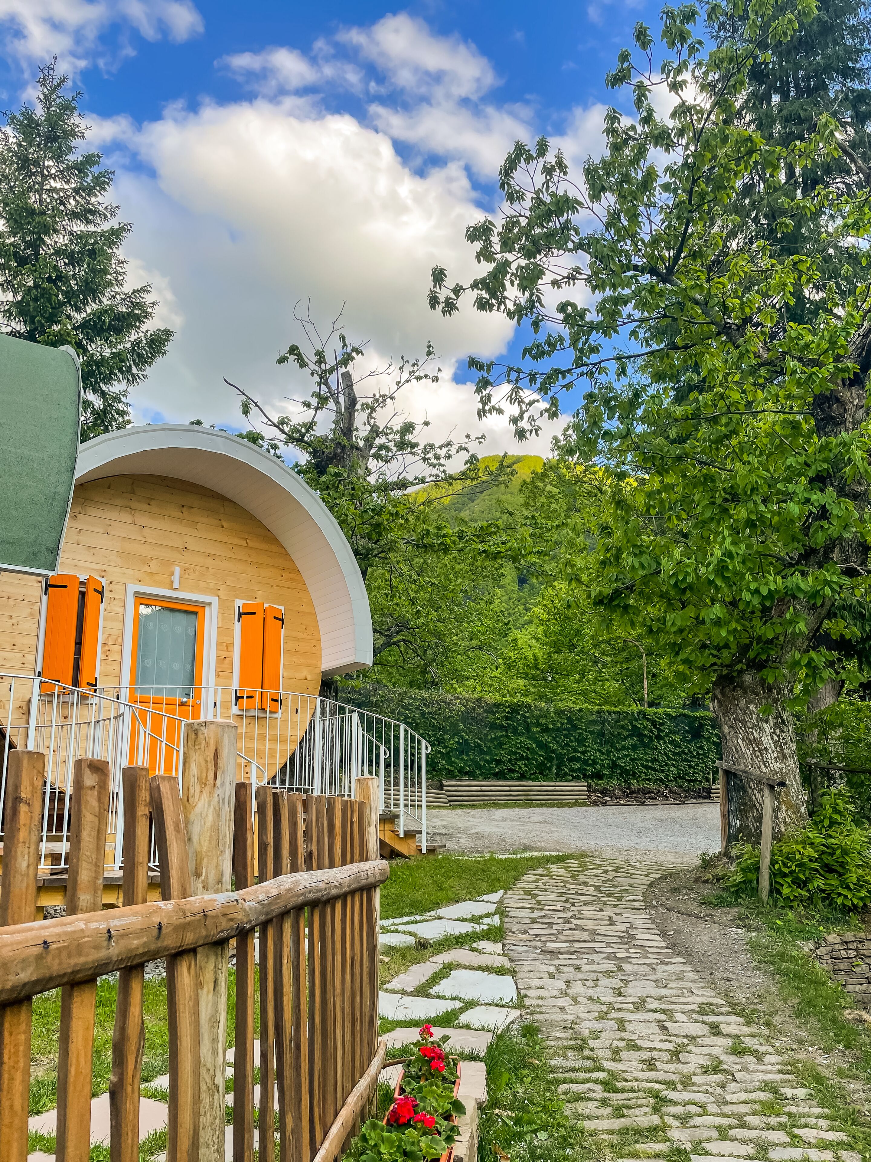 Facciata della struttura