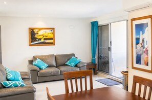 TV, DVD player - Joanne Terrace 203 | Ocean Views & Kings Beach Escape (Caloundra)