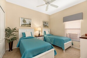 4 bedrooms, in-room safe, iron/ironing board, WiFi