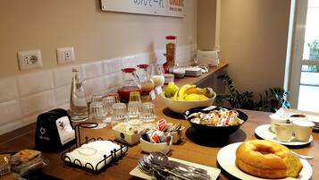 Daily buffet breakfast (EUR 8 per person)