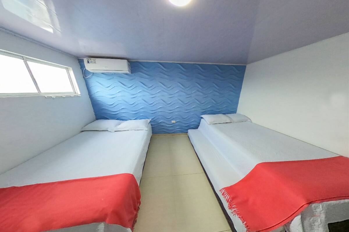 Blackout curtains, iron/ironing board, free WiFi