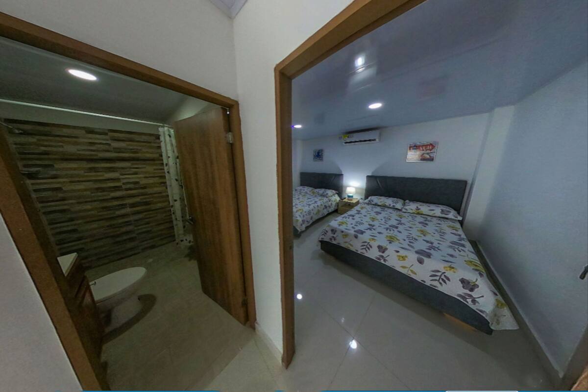Blackout curtains, iron/ironing board, free WiFi