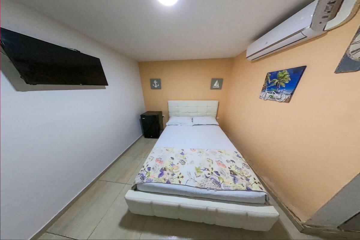 Blackout curtains, iron/ironing board, free WiFi