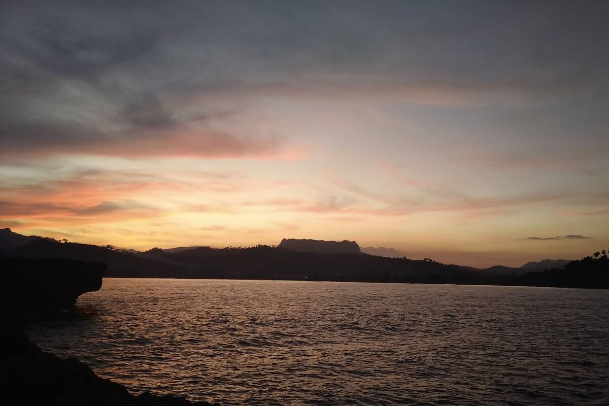 Vue sur la plage/lâocĂ©an