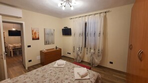 1 bedroom, iron/ironing board, travel crib, free WiFi