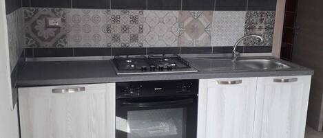 Comfort appartement, uitzicht op bergen | Privékeuken | Een koelkast, een waterkoker