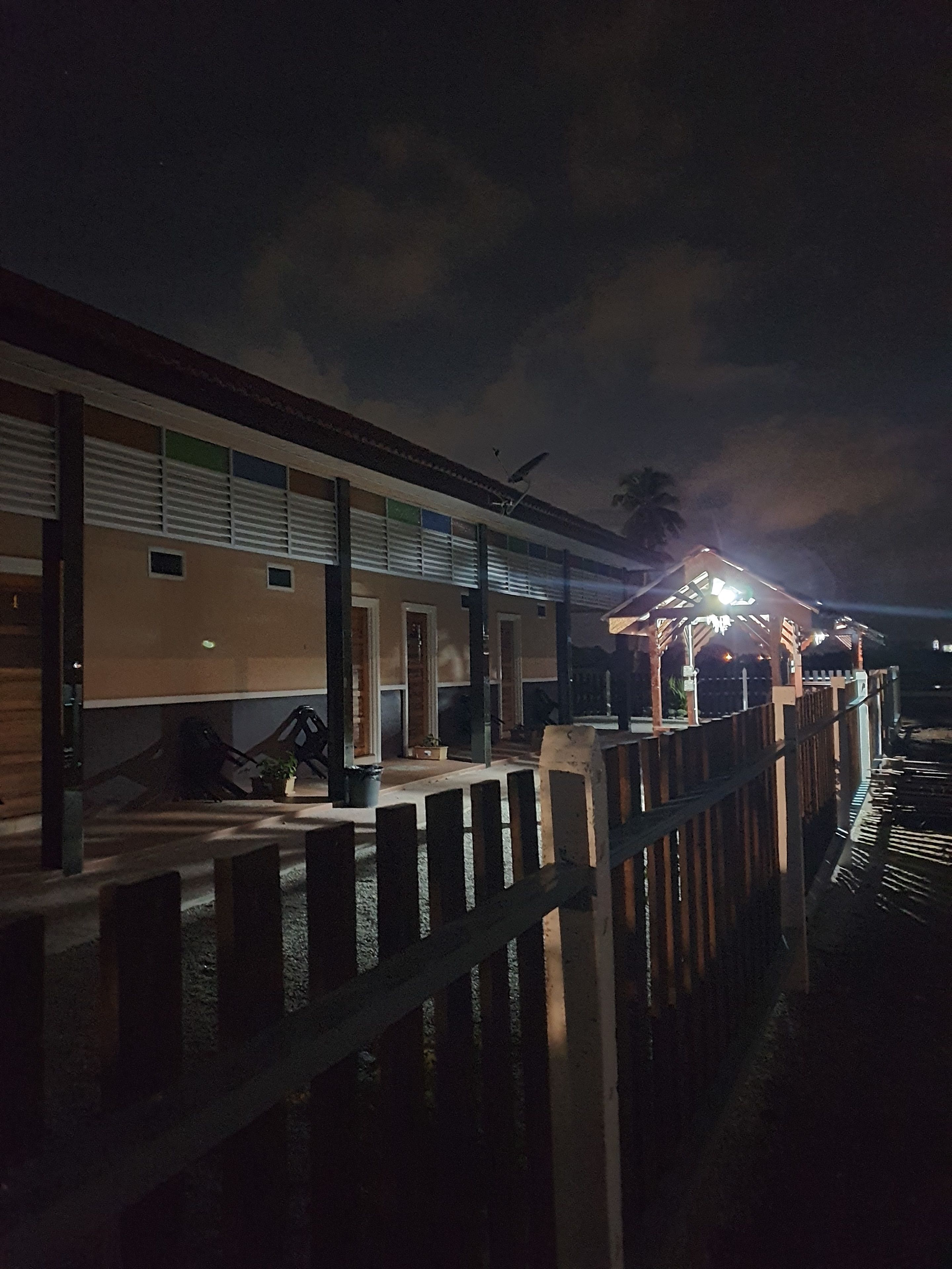 Front of property - evening/night