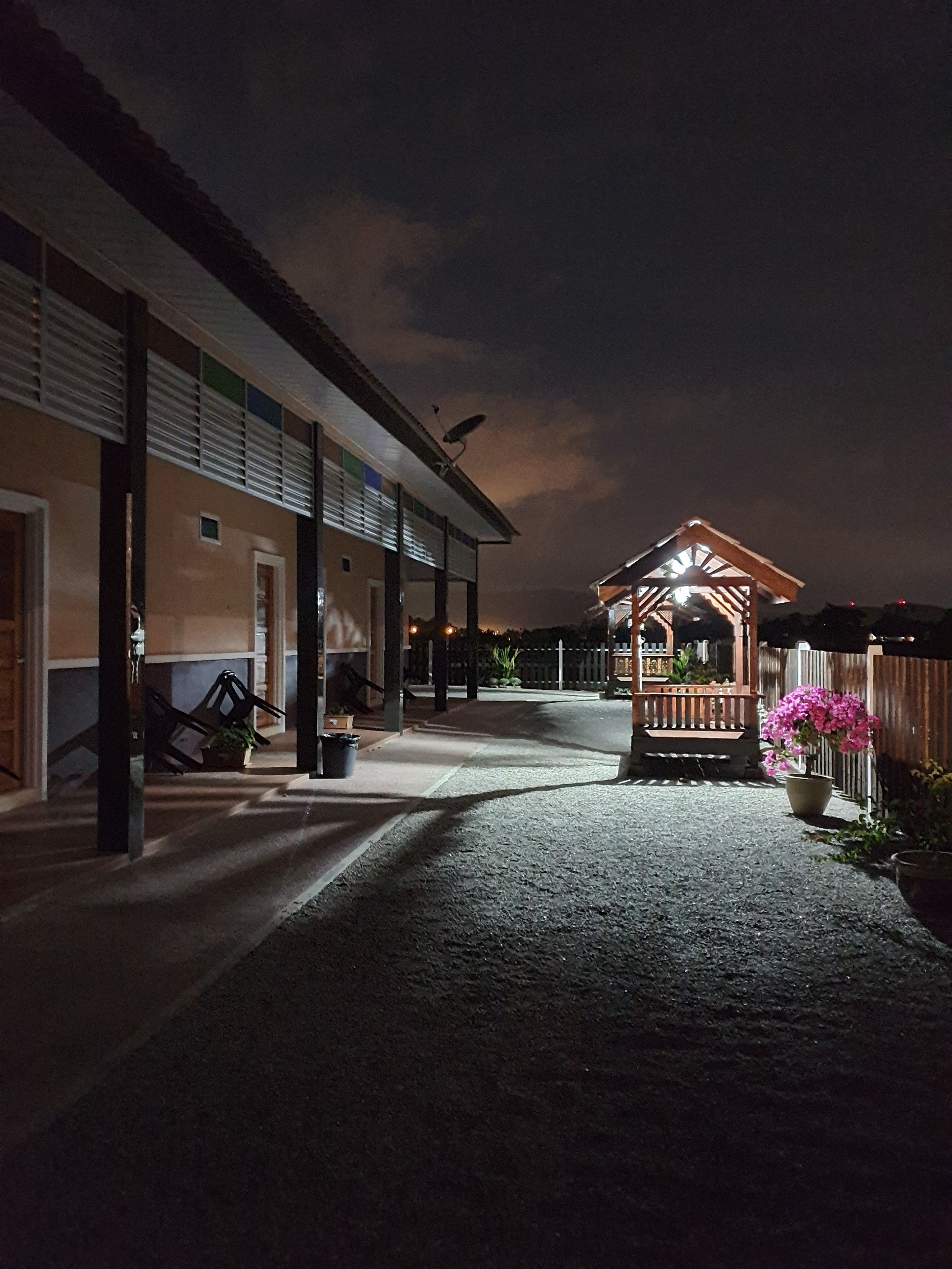 Front of property - evening/night