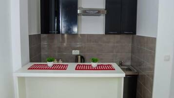 Leilighet – classic, hageutsikt | Eget kjøkken | Kjøleskap og vannkoker