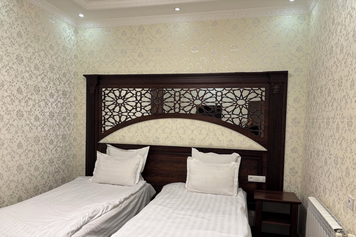 Kamar Twin Deluks | Meja kerja, kedap suara, setrika/meja setrika, dan Wi-Fi gratis
