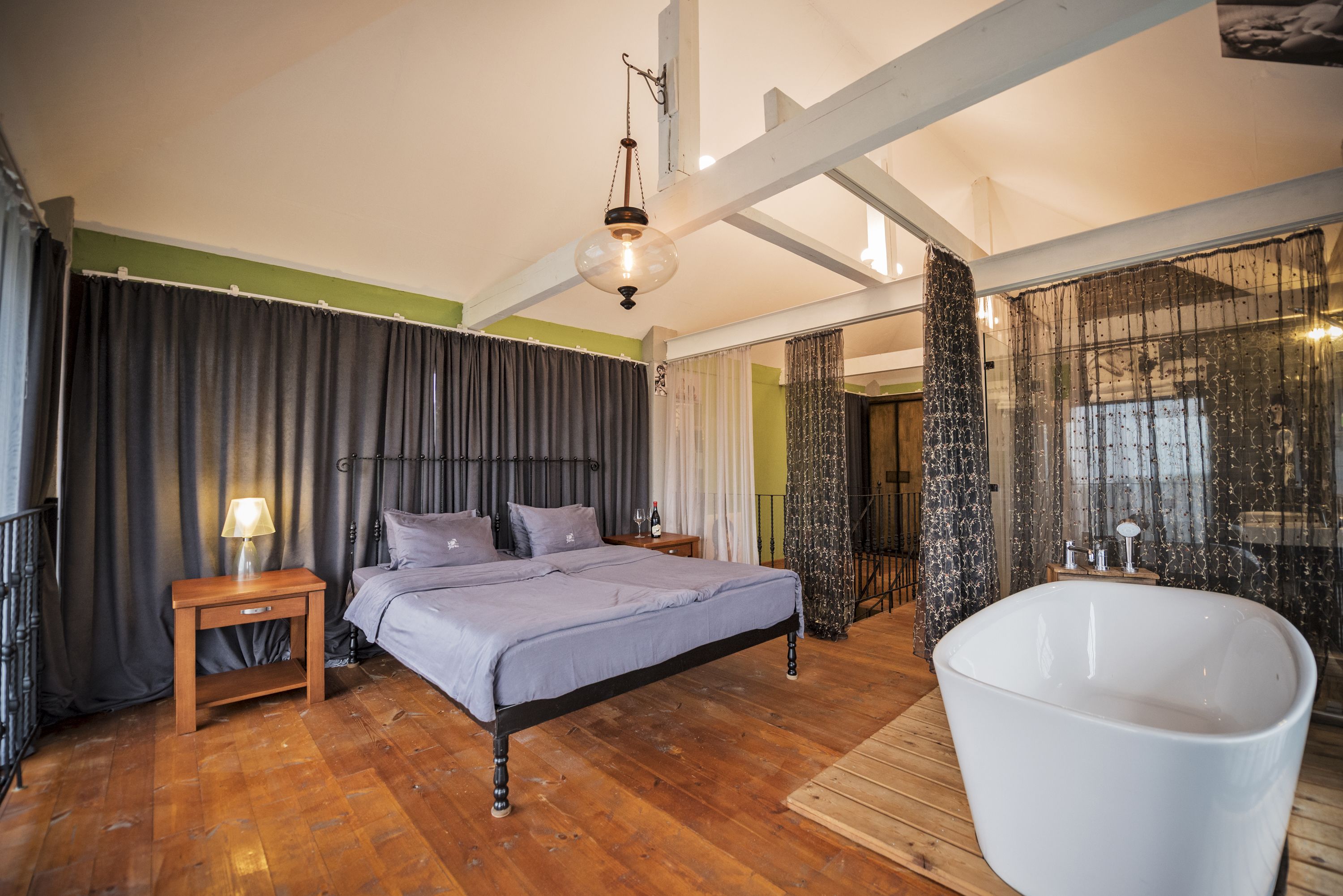 Nhà Duplex có tầm nhìn toàn cảnh, nhiều giường | Khu phòng khách | TV màn hình phẳng 