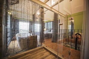 Panoramic Duplex, Multiple Beds | Living area | Flat-screen TV - Chateau Mere (Telavi)