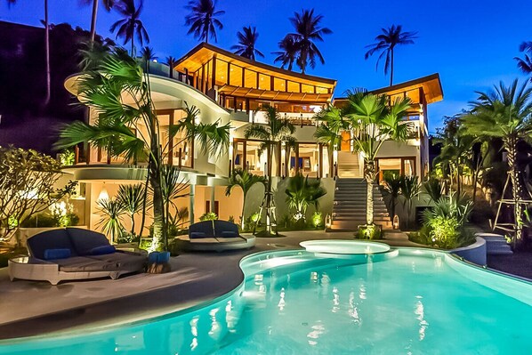 Pool - 4-room luxury villa with sea views with butler service (Koh Samui)