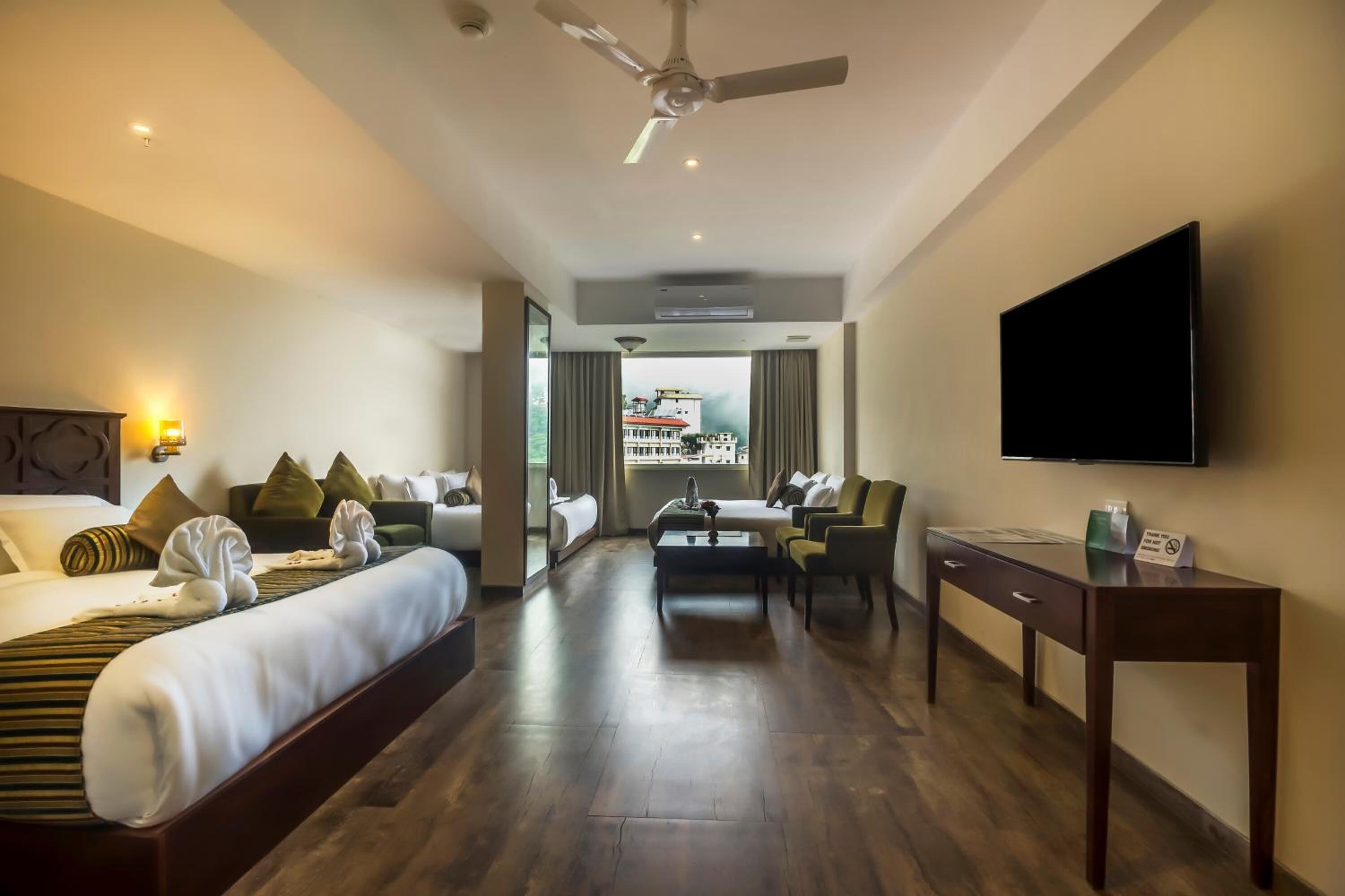 premium bedding, down duvets, memory-foam beds, minibar