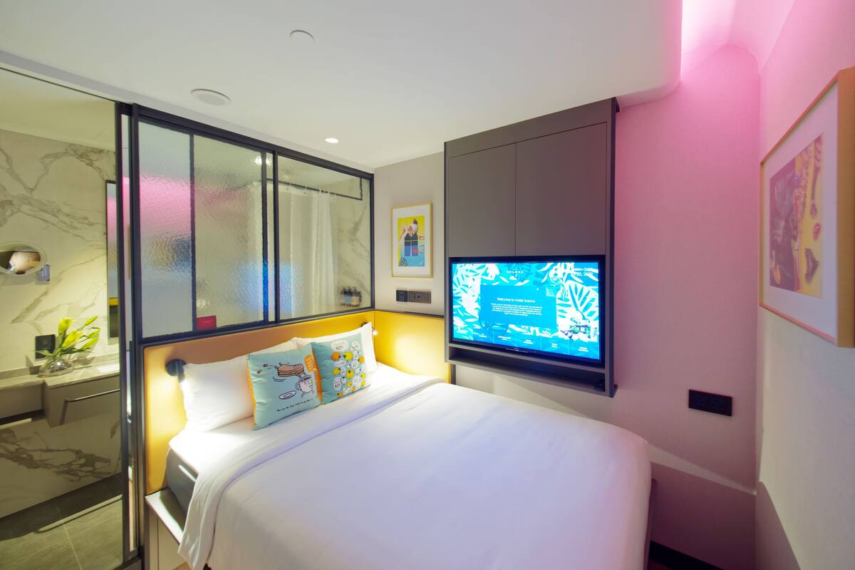 Minibar, caja de seguridad en la habitación y sistema de insonorización