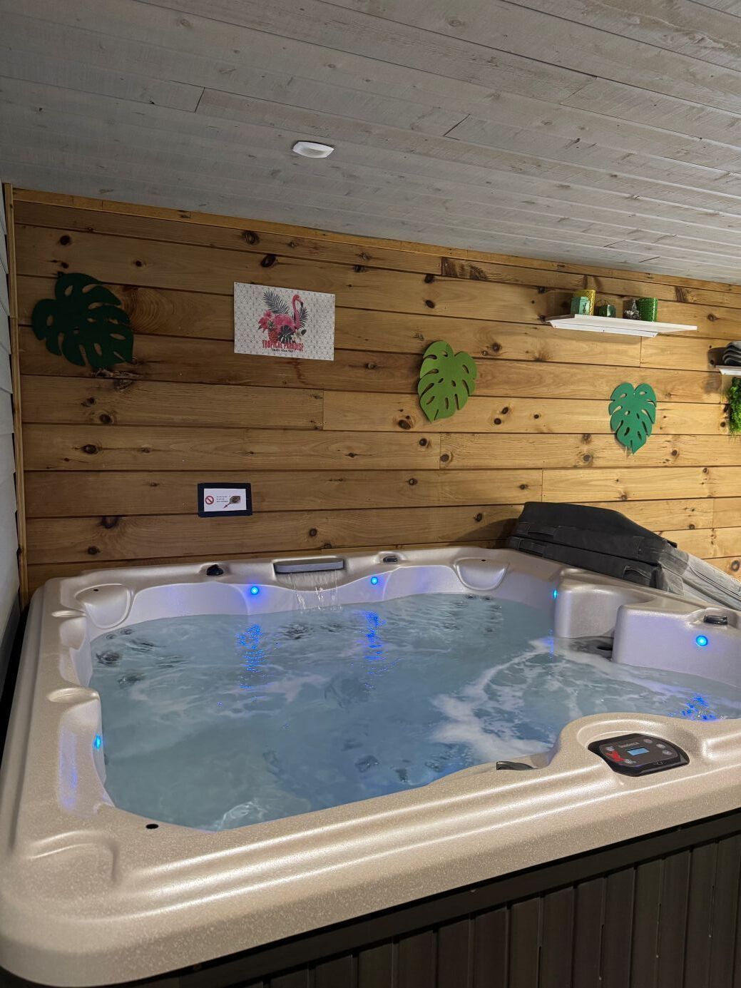 Bain à remous intérieur