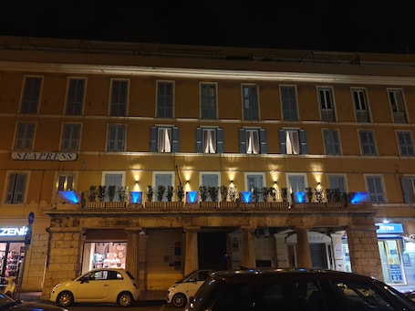 Front of property - evening/night