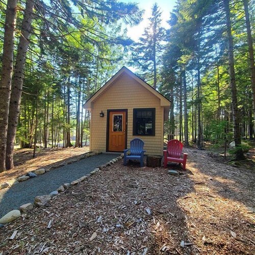 Precipice Tiny House at Acadia Yurts!