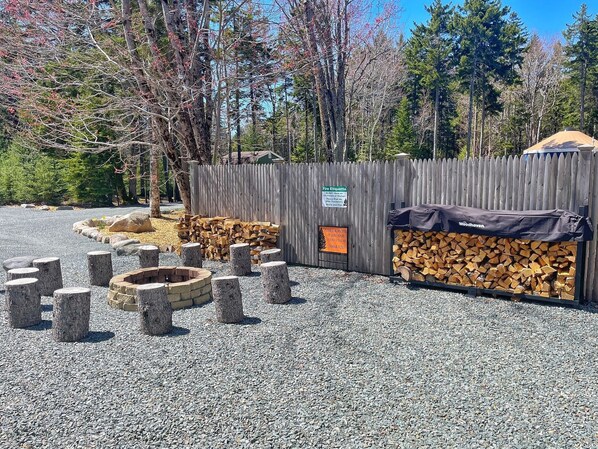 Enceinte de l’hébergement