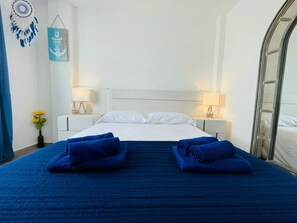 1 室のベッドルーム、WiFi、ベッドシーツ