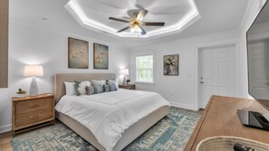 3 slaapkamers, een kluis op de kamer, een strijkplank/strijkijzer, wifi