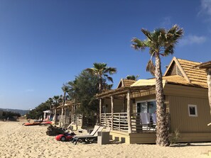 Exterior - MOBILE HOME 150 m PAMPELONNE BEACH -SAINT TROPEZ- Toison d'Or 5 stars (Ramatuelle)