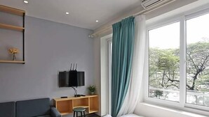 로맨틱 아파트, 퀸사이즈침대 1개, 발코니, 호수 전망 (Floor 4)