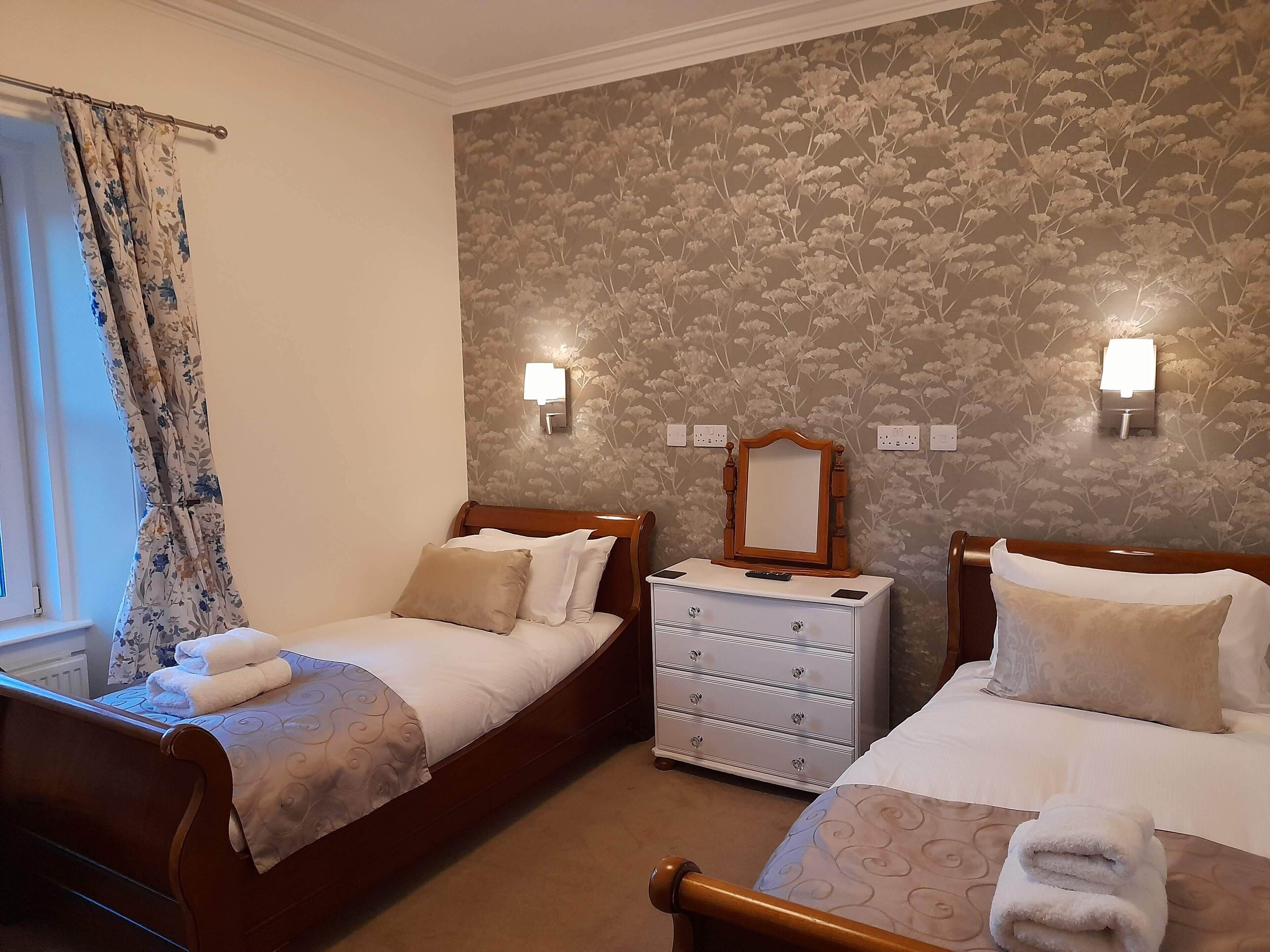 standard twin room, 2 single beds | egyptian cotton sheets, premium bedding, down duvets