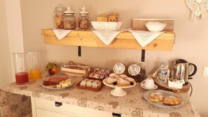Petit déjeuner continental compris tous les jours